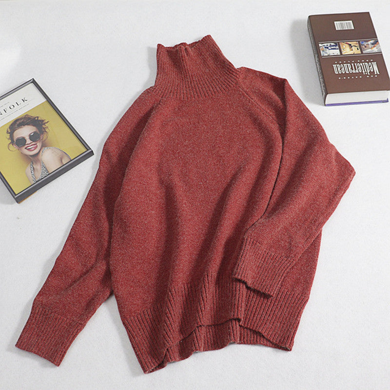 Women Turtleneck Winter GIGOGOU Fall