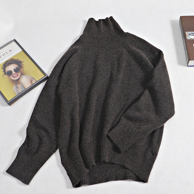 Women Turtleneck Winter GIGOGOU Fall