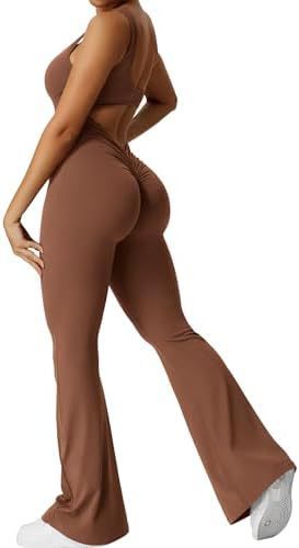 SleekFit Sleeveless Flared Jumpsuit for Women