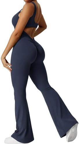 SleekFit Sleeveless Flared Jumpsuit for Women
