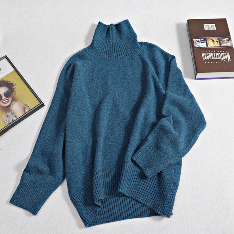 Women Turtleneck Winter GIGOGOU Fall