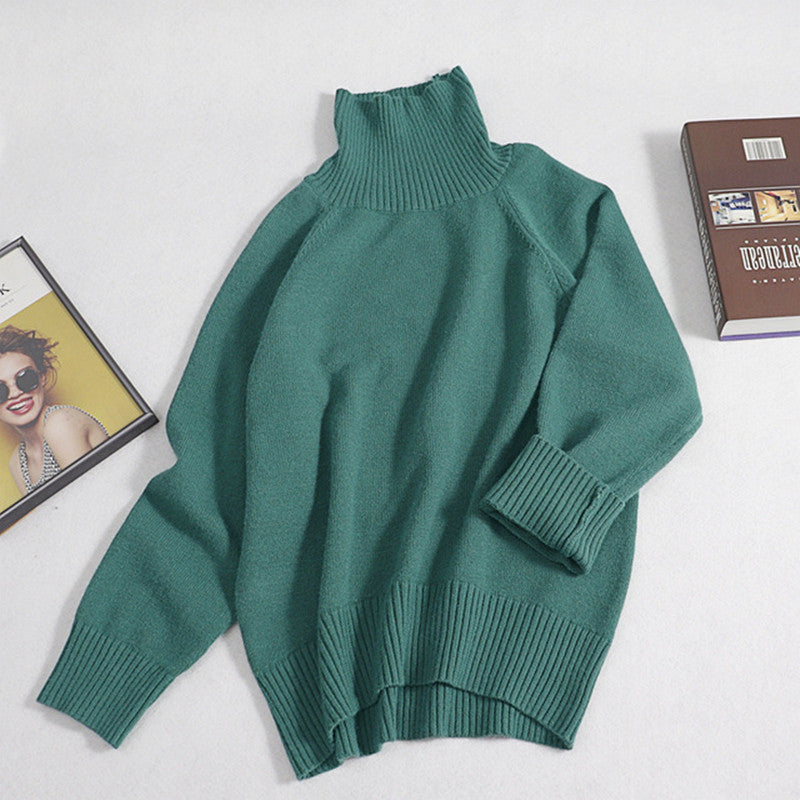 Women Turtleneck Winter GIGOGOU Fall