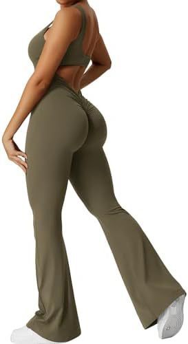 SleekFit Sleeveless Flared Jumpsuit for Women
