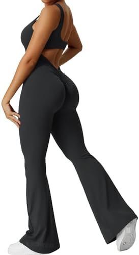 SleekFit Sleeveless Flared Jumpsuit for Women