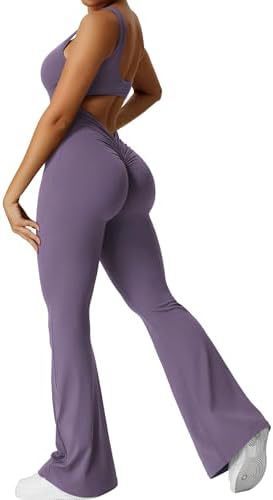 SleekFit Sleeveless Flared Jumpsuit for Women