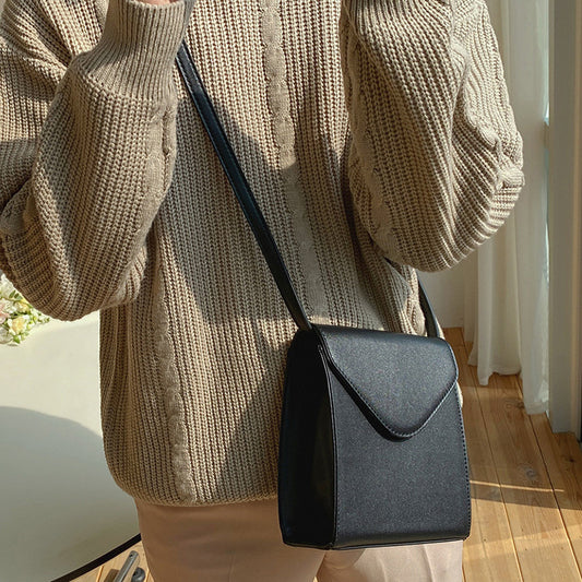 Minimalist Leather Phone Crossbody Bag