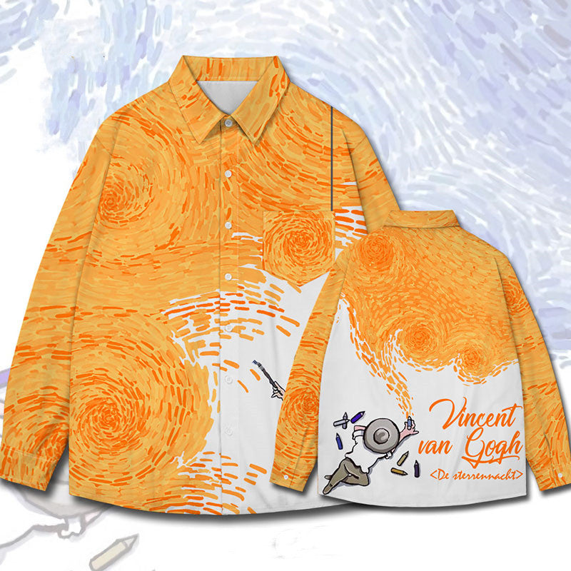 Masterpiece in Motion - Art Creative Long-sleeved Shirt