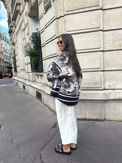 Express Your Style in Color - Women’s 6-Tone Cotton Print Jacket