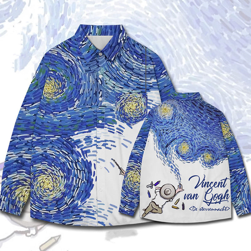 Masterpiece in Motion - Art Creative Long-sleeved Shirt