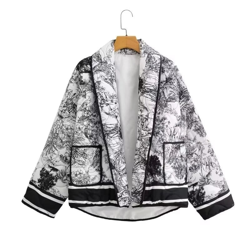 Express Your Style in Color - Women’s 6-Tone Cotton Print Jacket
