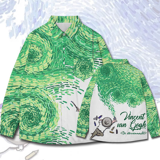 Masterpiece in Motion - Art Creative Long-sleeved Shirt