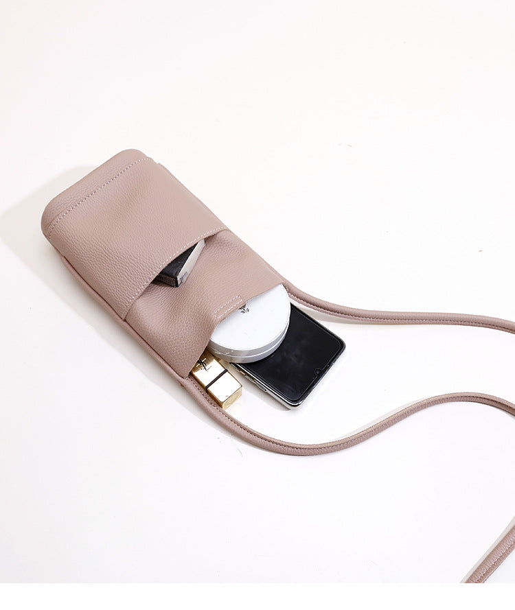 Soft PU Leather Women’s Crossbody Bag – Phone Pocket