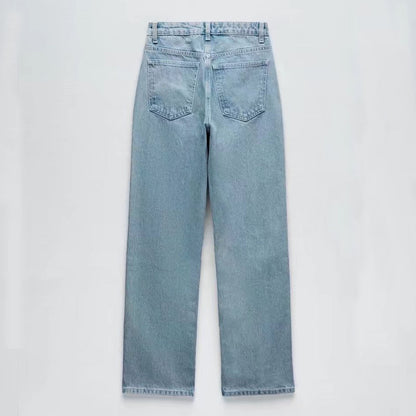 Fashion Short Jacket Straight Jeans For Women's