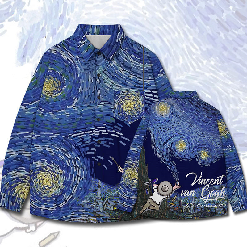 Masterpiece in Motion - Art Creative Long-sleeved Shirt