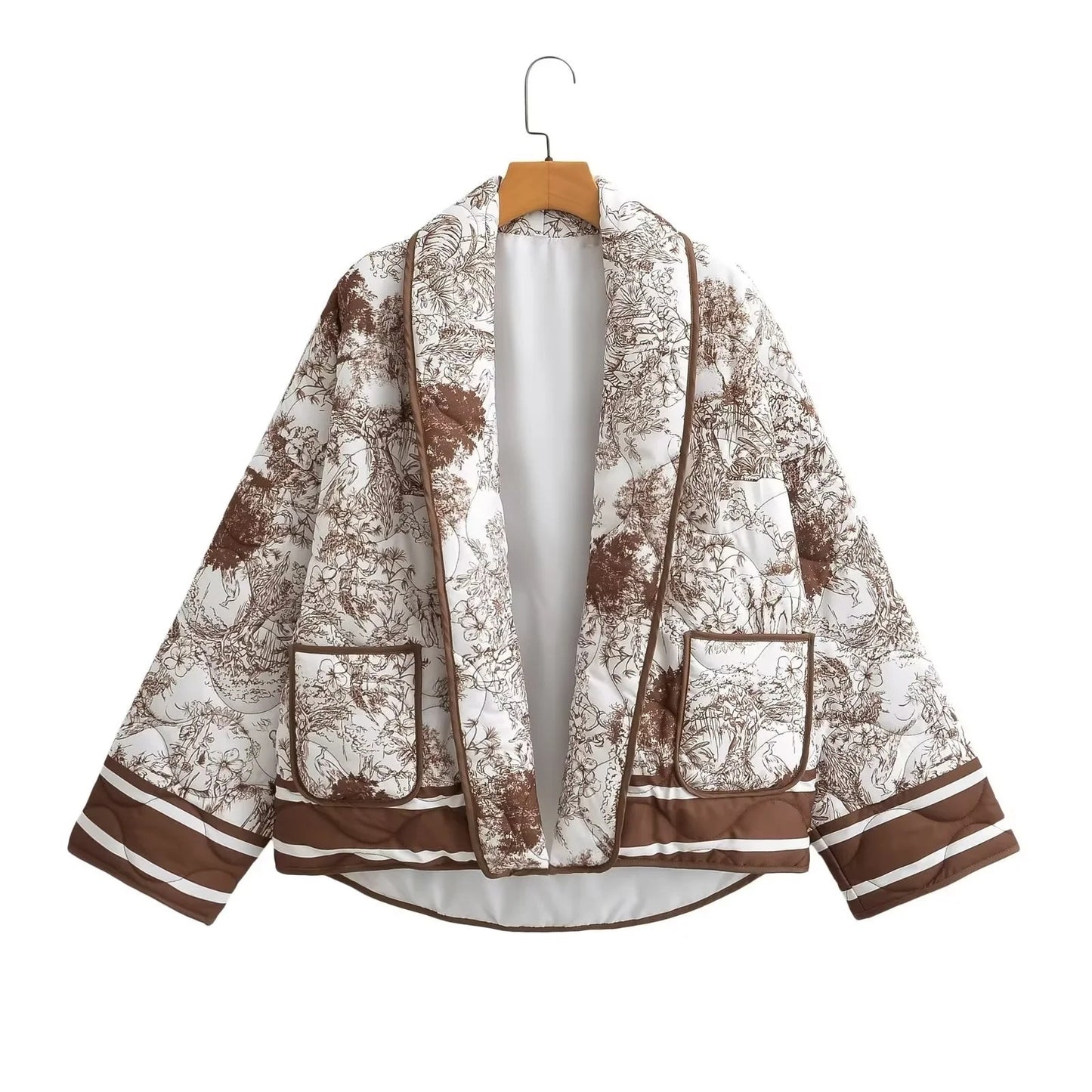 Express Your Style in Color - Women’s 6-Tone Cotton Print Jacket