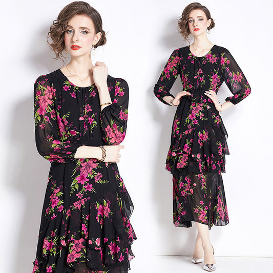 Women Chiffon Dress -High Grade