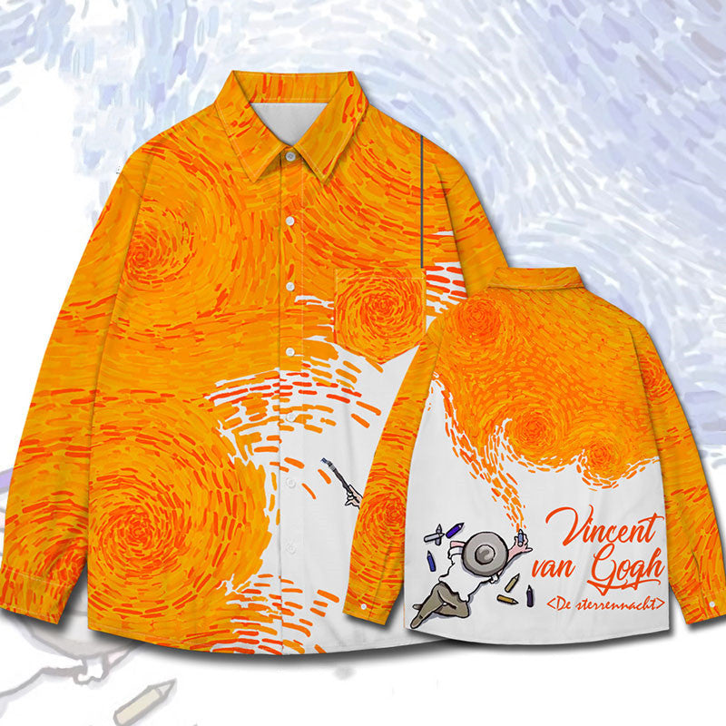 Masterpiece in Motion - Art Creative Long-sleeved Shirt